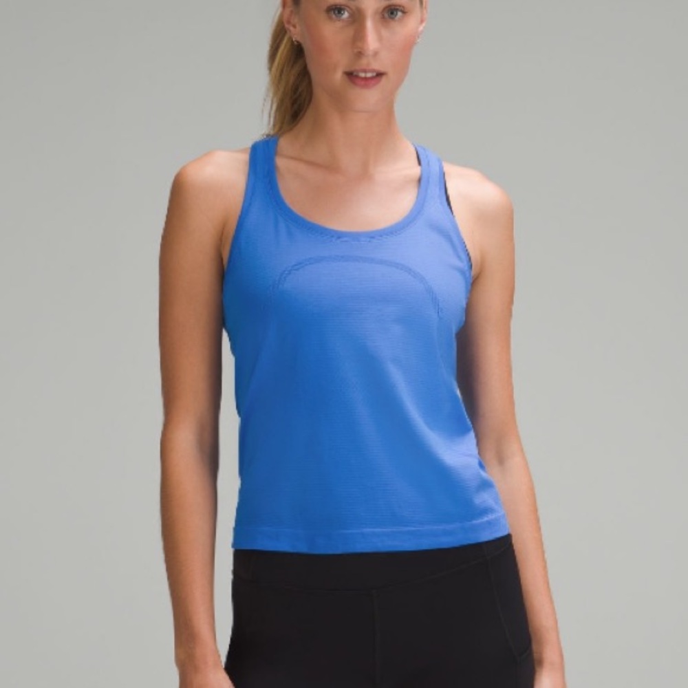 Lululemon swiftly tech tank pipe dream blue